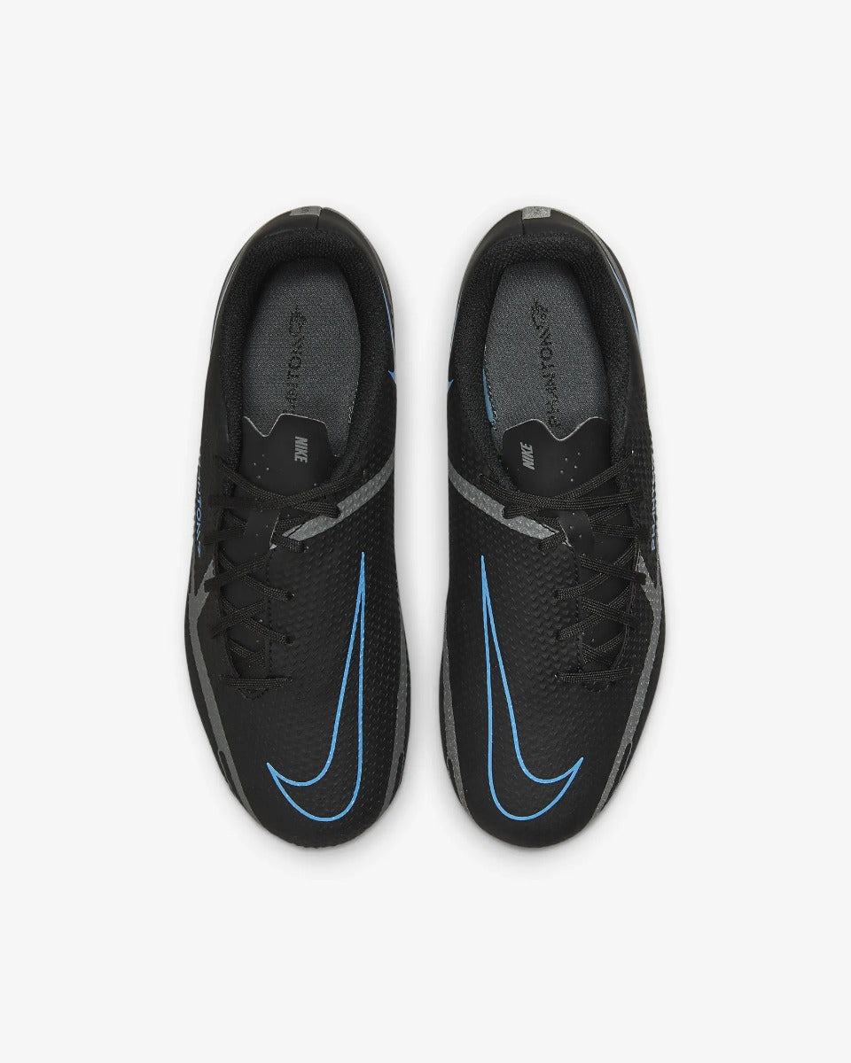 Nike JR Phantom GT2 Academy FG-MG - Black-Blue (Pair - Top)