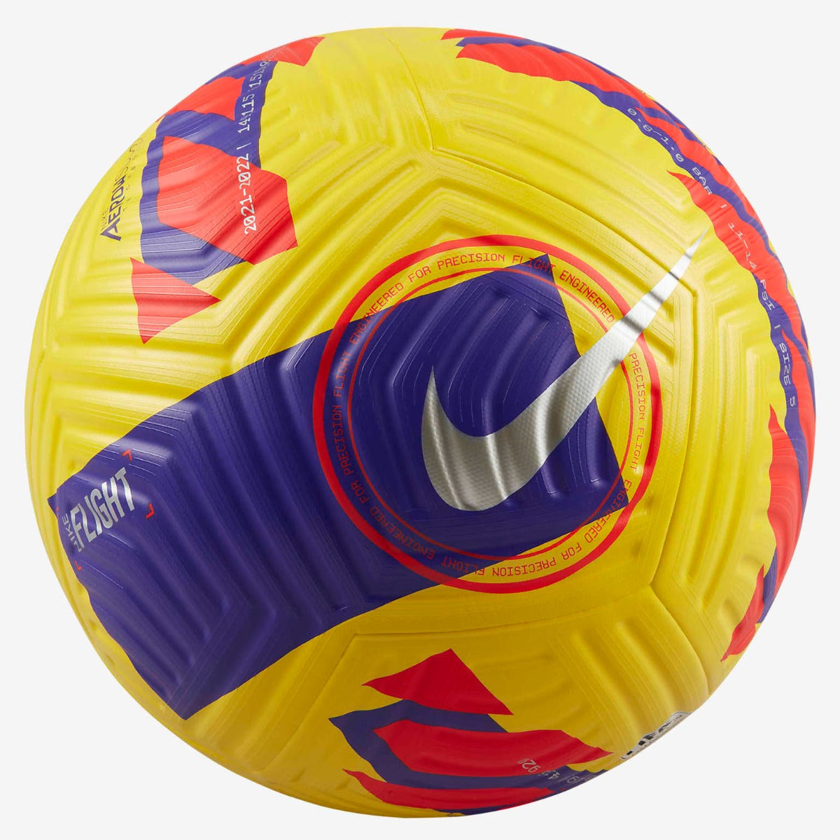 Nike Flight Ball - Yellow-Purple-Crimson (Back)