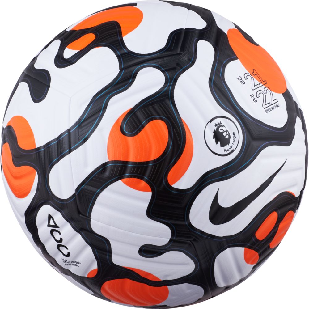 Nike Premier League Flight Ball - White-Black-Orange (Back)