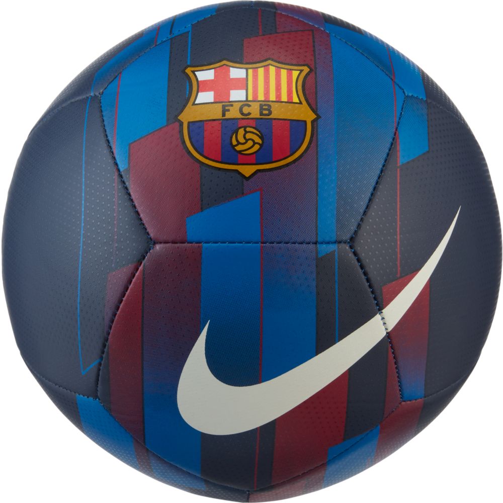 Nike 2021-22 Barcelona Pitch Training Soccer Ball - Navy-Blue (Front)