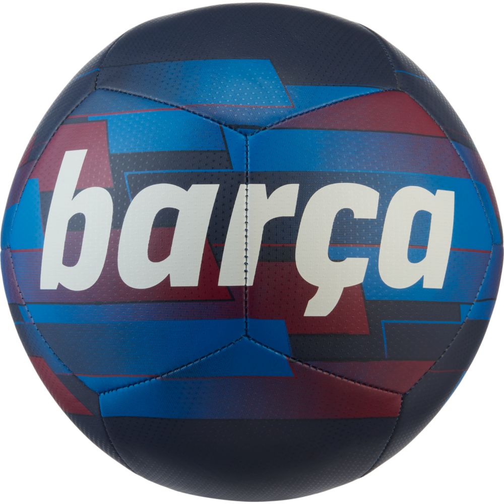 Nike 2021-22 Barcelona Pitch Training Soccer Ball - Navy-Blue (Back)