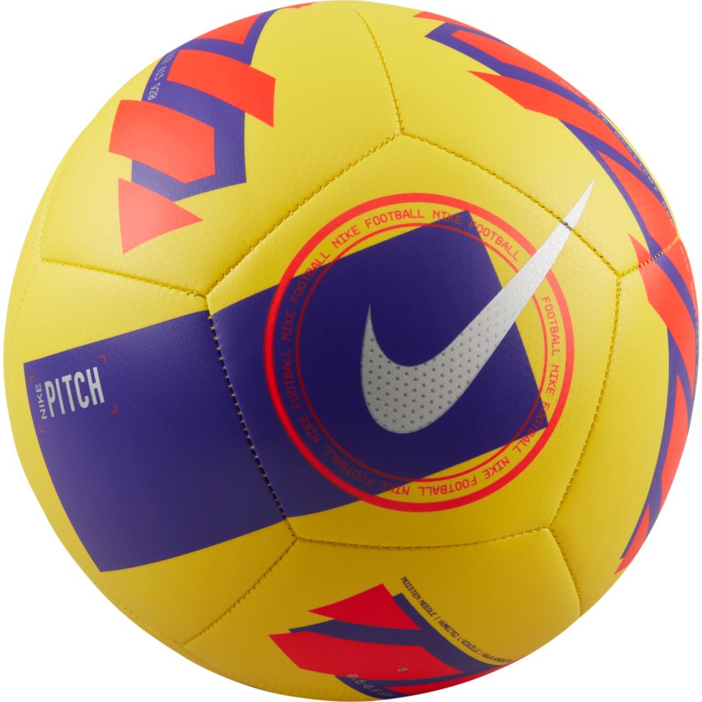 Nike Pitch Ball - Yellow-Purple-Crimson (Front)