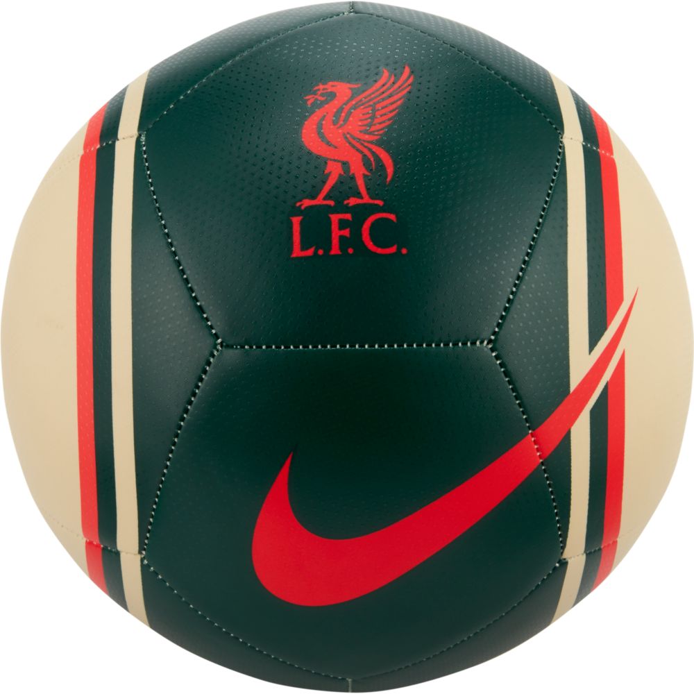 Nike 2021-22 Liverpool Pitch Training Ball - Fossil-Atomic Teal (Front)