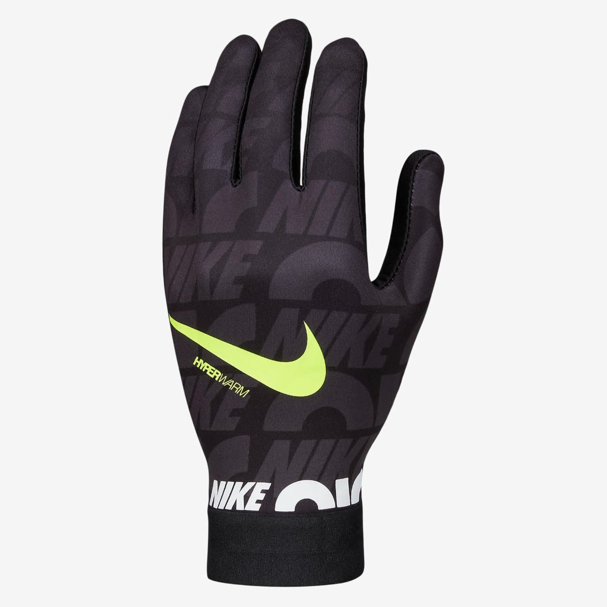 Nike Academy Hyperwarm Field Player Gloves - Black-Anthracite-Volt (Single - Outer)