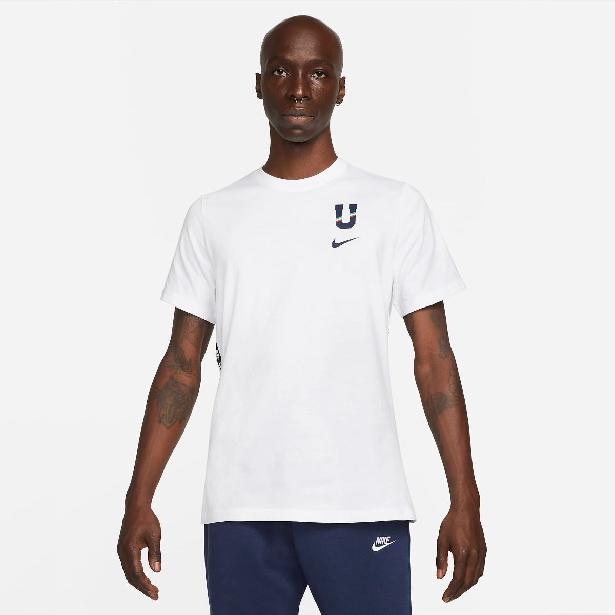 Nike 2022 Pumas Voice Tee - Whiite (Model - Front)