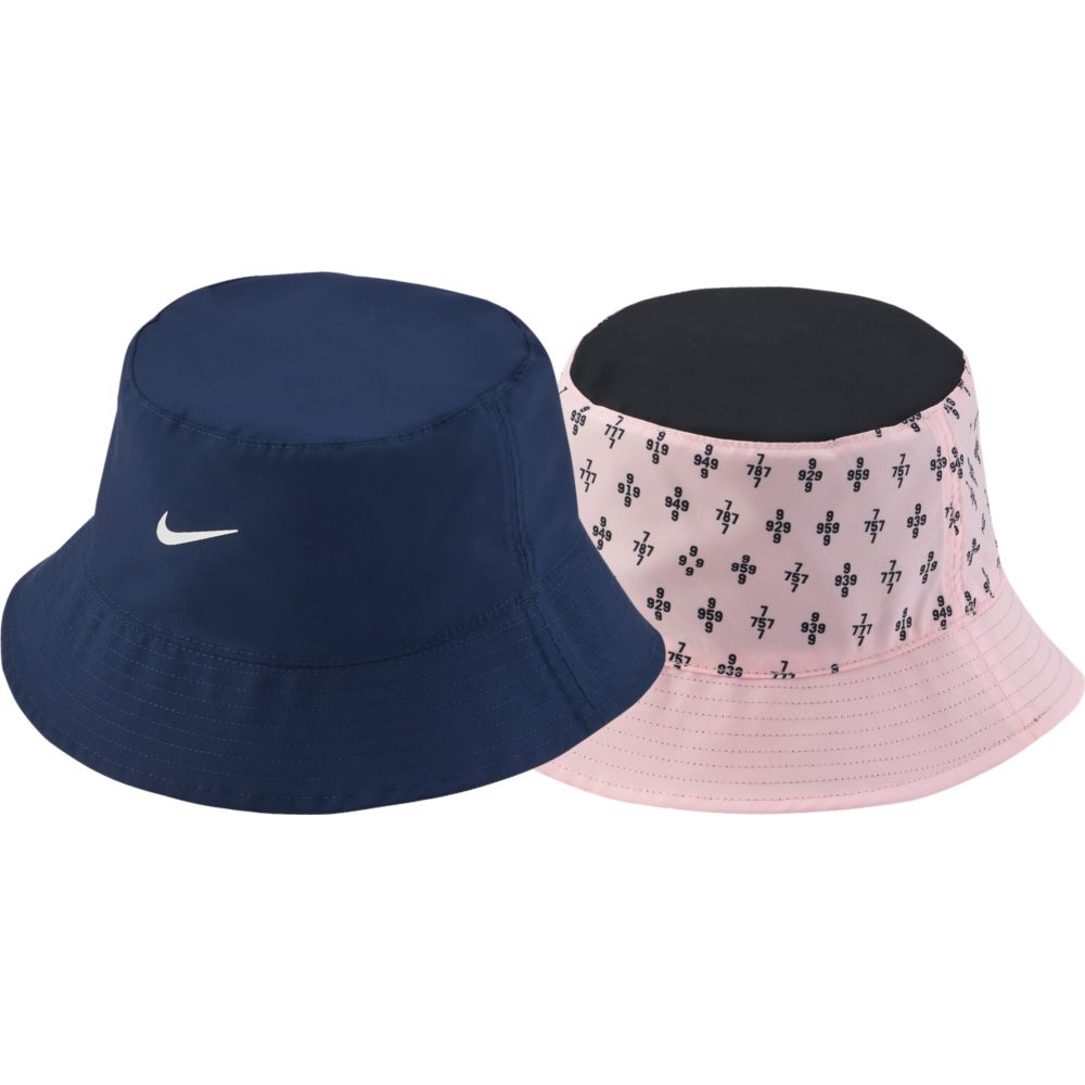 Nike 2021-22 PSG Reversible Bucket Hat - Navy-Pink (Both Sides - Back)