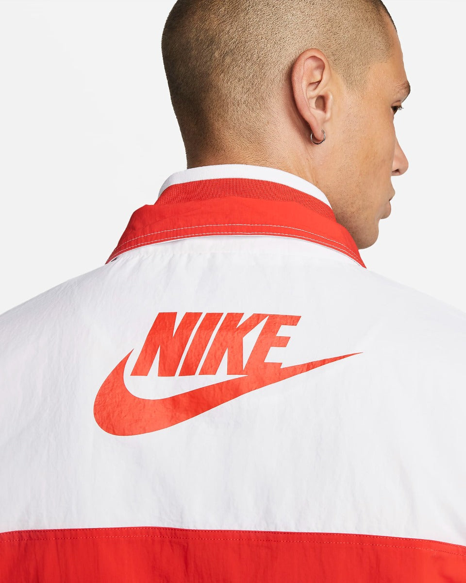 Nike 2021-22 Liverpool I96 Heritage Jacket - White-Red (Detail 2)