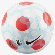 Nike 2022 Premier League Skills Third Mini Soccer Ball - White-Blue-Crimson (Front)
