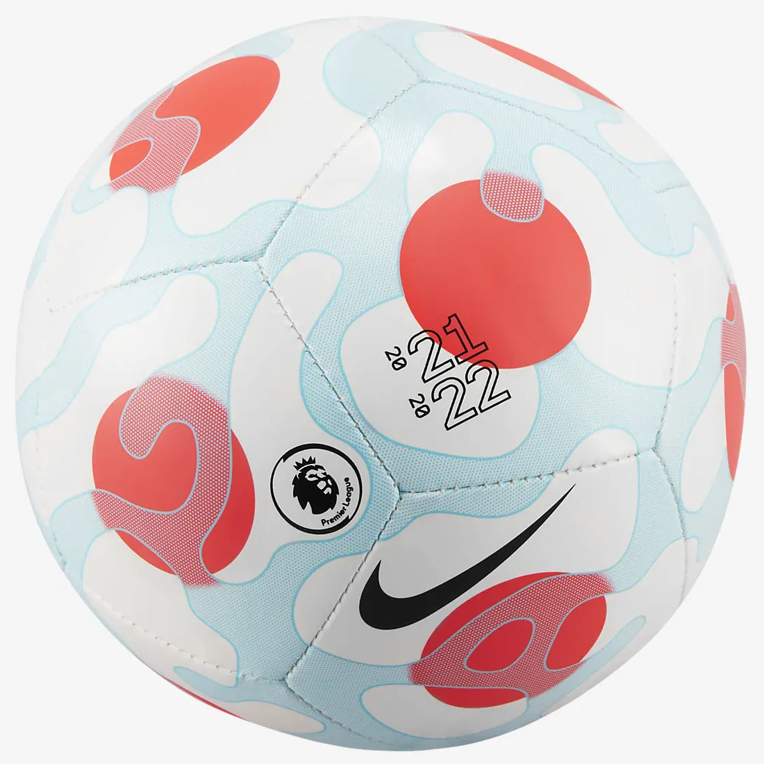 Nike 2022 Premier League Skills Third Mini Soccer Ball - White-Blue-Crimson (Back)
