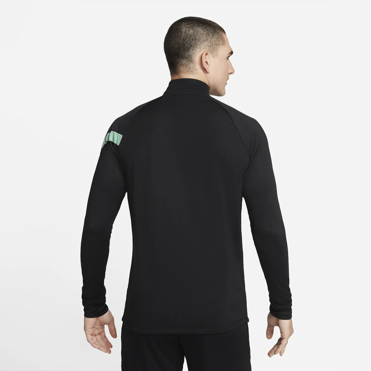 Nike 2022 Club America Academy Pro Drill Top - Black-Healing Jade (Model - Back)