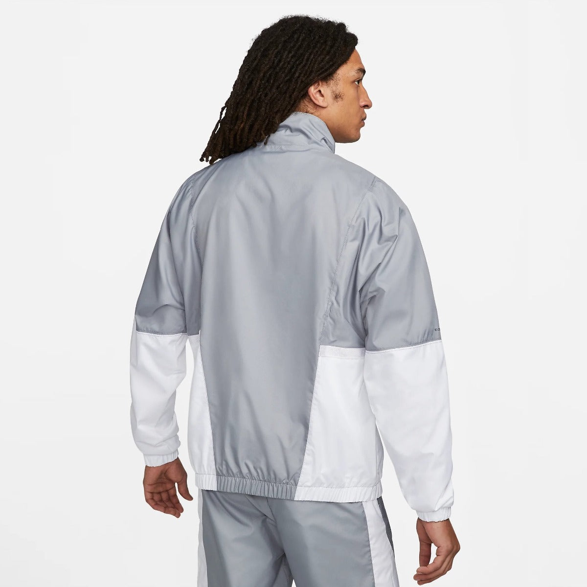Jordan 21-22 PSG Suit Jacket - Stealth-White (Model - Back)