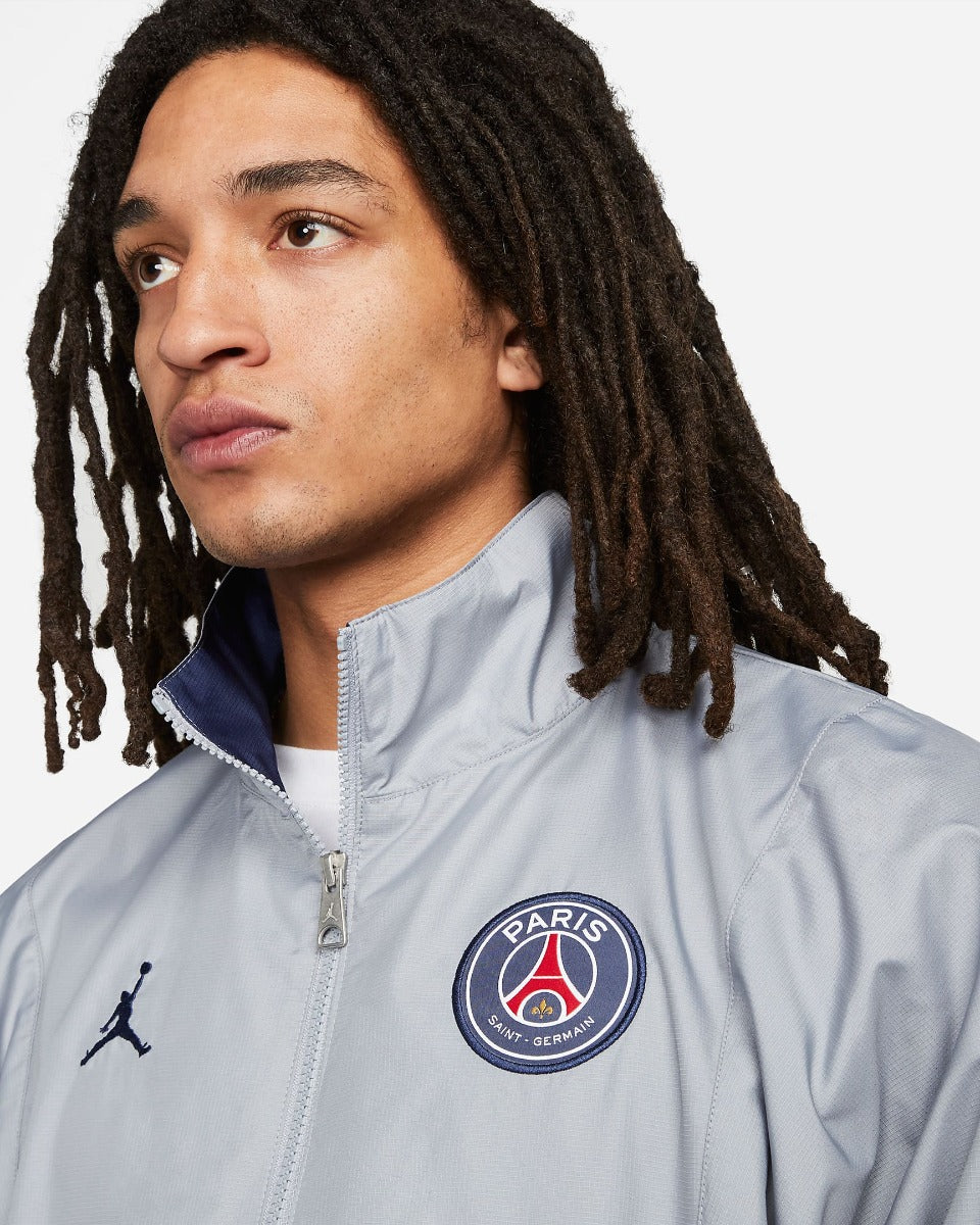 Jordan 21-22 PSG Suit Jacket - Stealth-White (Detail 1)