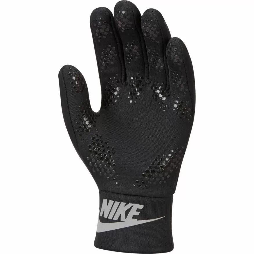 Nike Youth Air Max Hyperwarm Field Player Gloves - Black (Back)