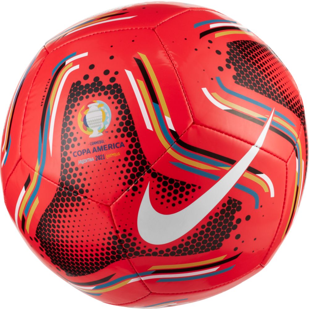 Nike Copa American Pitch Training Ball - Bright Crimson-White (Front)