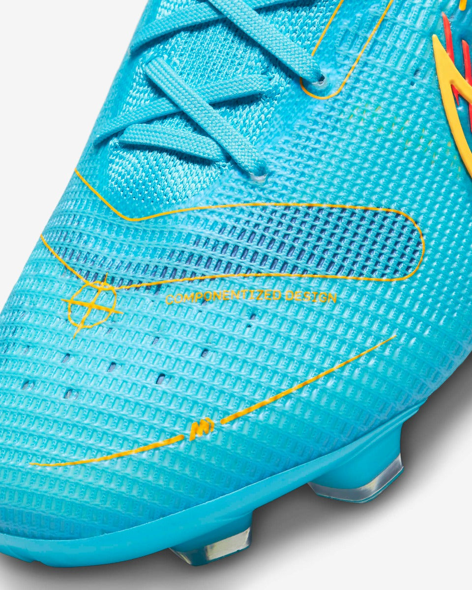Nike Vapor 14 Elite FG - Chlorine Blue-Laser Orange (Detail 2)