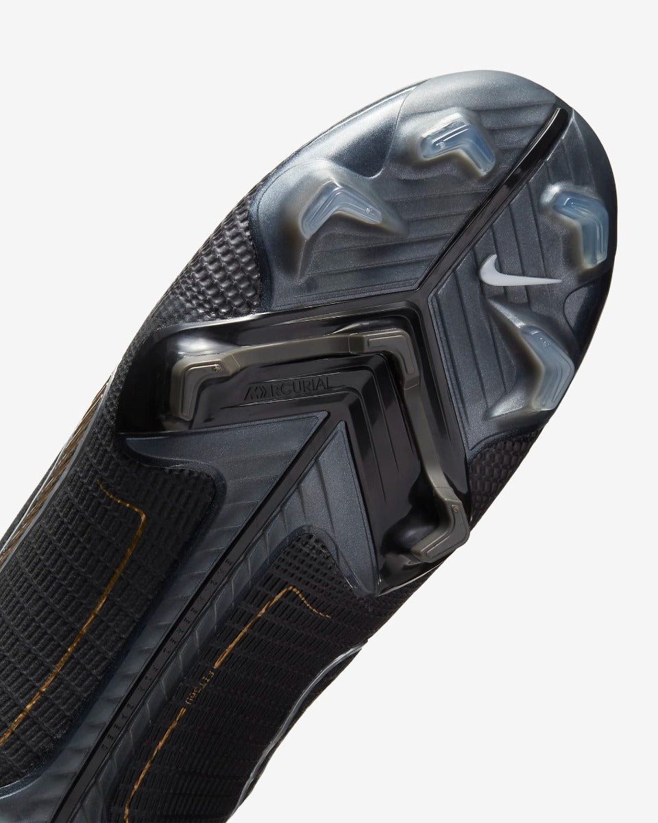Nike Superfly 8 Elite FG - Black-Gold (Detail 1)