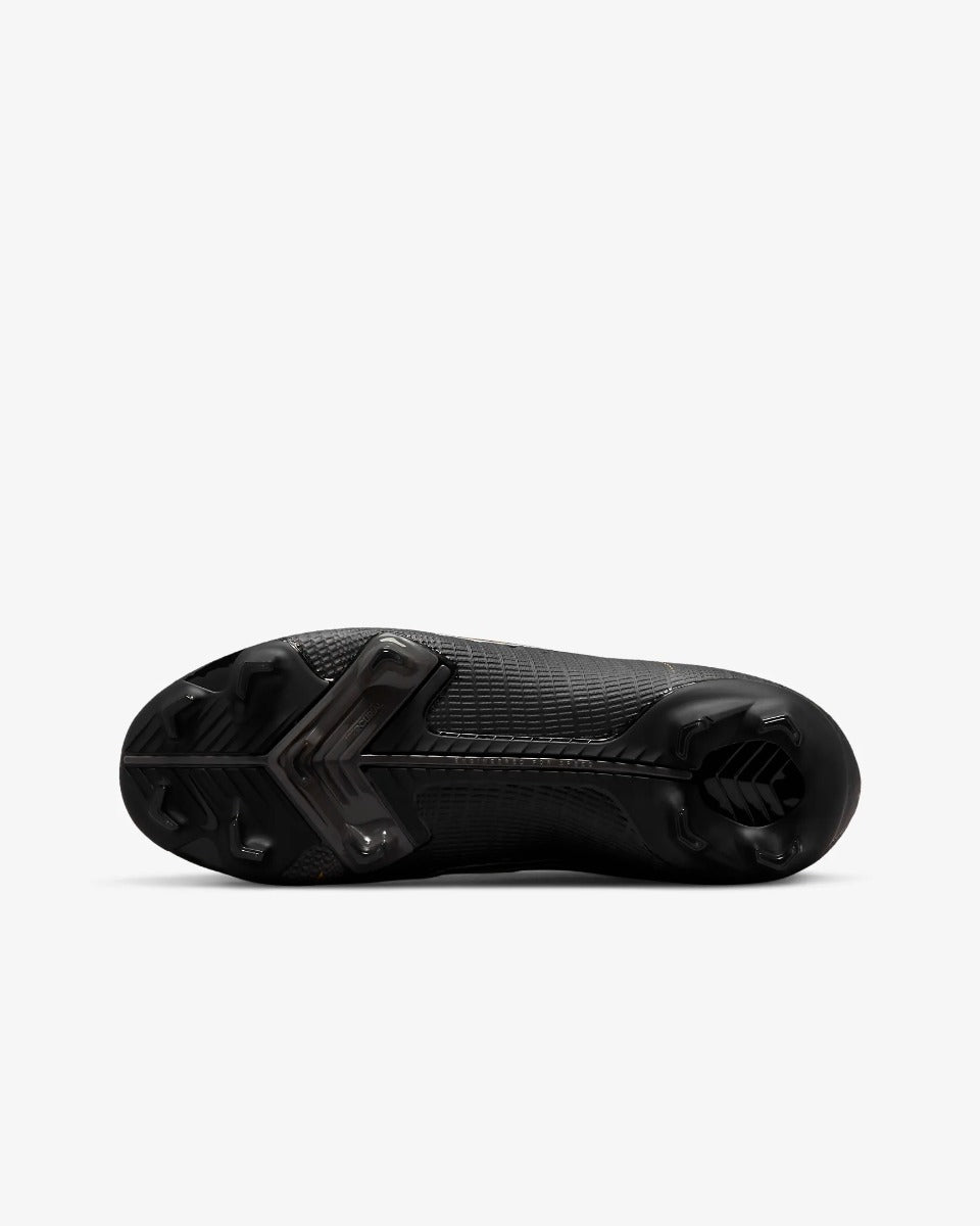 Nike JR Superfly 8 Pro FG - Black-Silver-Gold (Bottom)