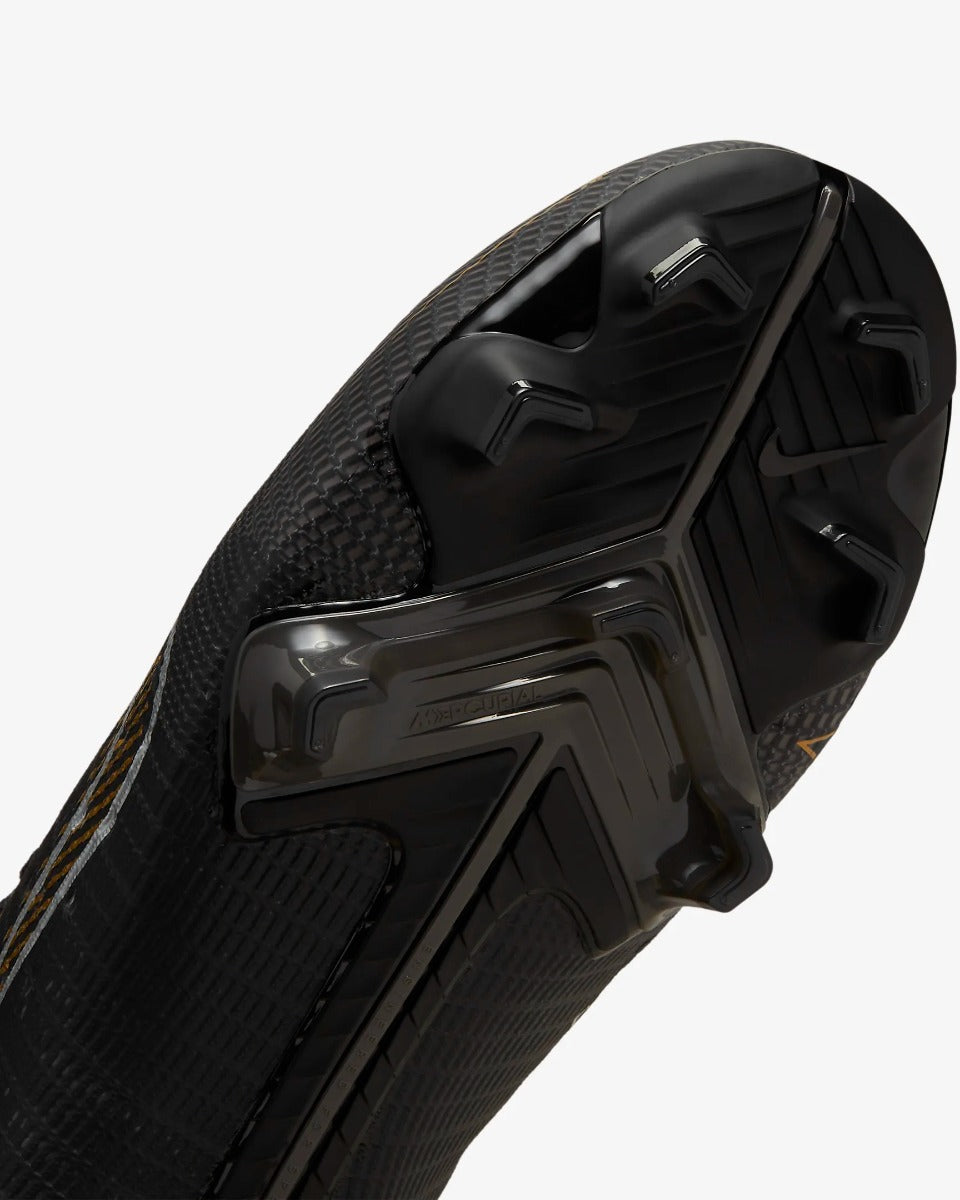 Nike JR Superfly 8 Pro FG - Black-Silver-Gold (Detail 1)