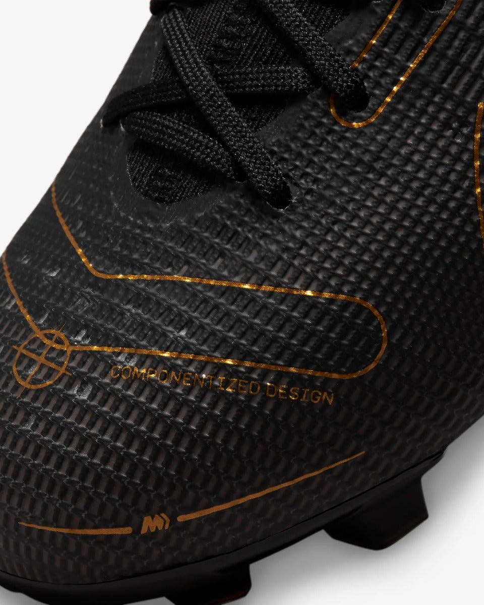 Nike JR Superfly 8 Pro FG - Black-Silver-Gold (Detail 2)