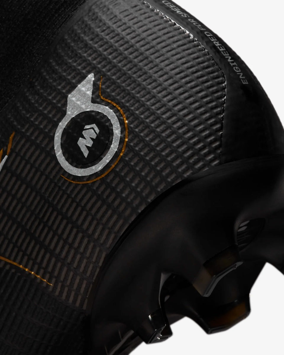 Nike JR Superfly 8 Pro FG - Black-Silver-Gold (Detail 3)