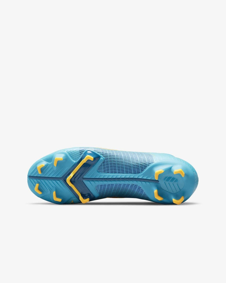 Nike JR Mercurial Superfly 8 Pro FG - Chlorine Blue-Laser Orange (Bottom)
