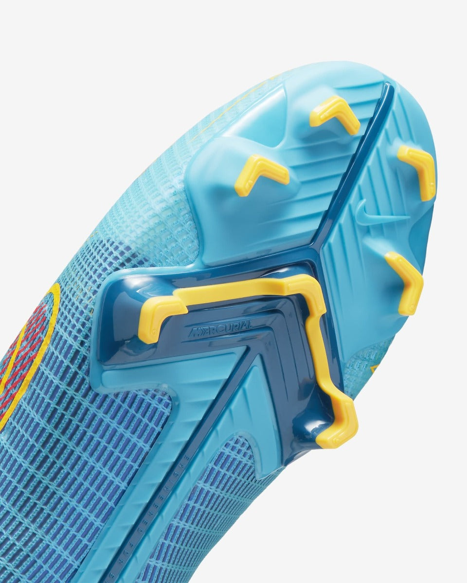 Nike JR Mercurial Superfly 8 Pro FG - Chlorine Blue-Laser Orange (Detail 1)