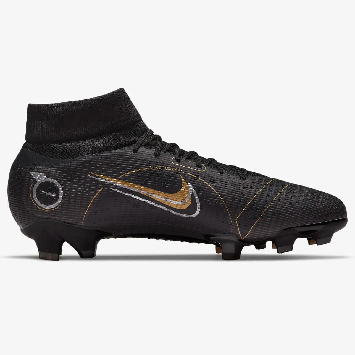 Nike Superfly 8 Pro FG - Black-Silver-Gold (Side 2)