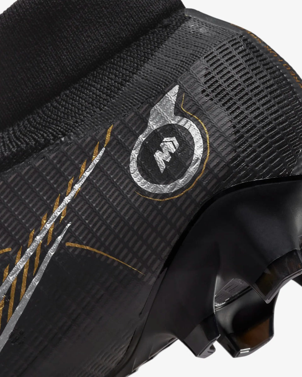 Nike Superfly 8 Pro FG - Black-Silver-Gold (Detail 3)