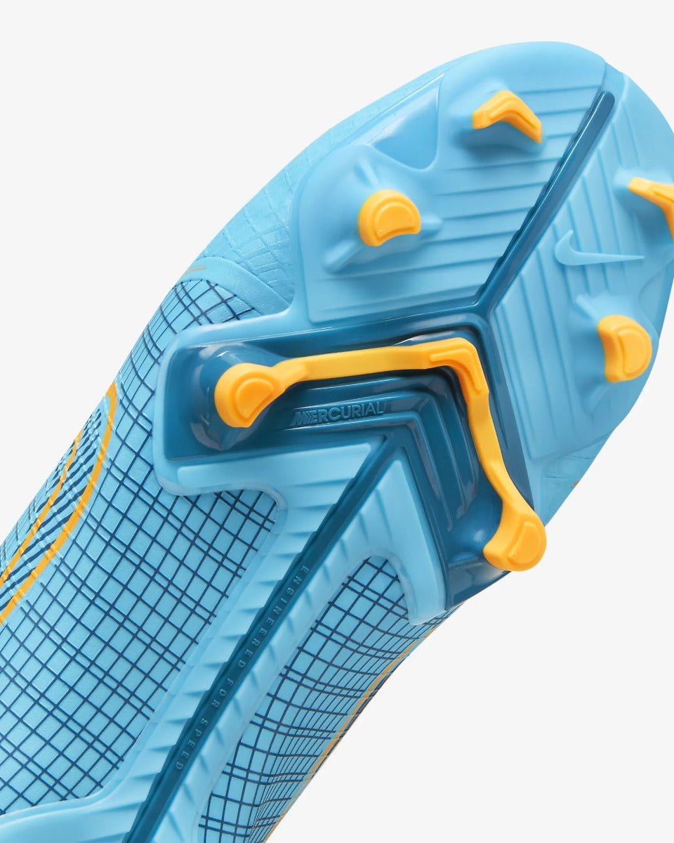 Nike JR Mercurial Vapor 14 Academy FG-MG - Chlorine Blue-Laser Orange (Detail 1)