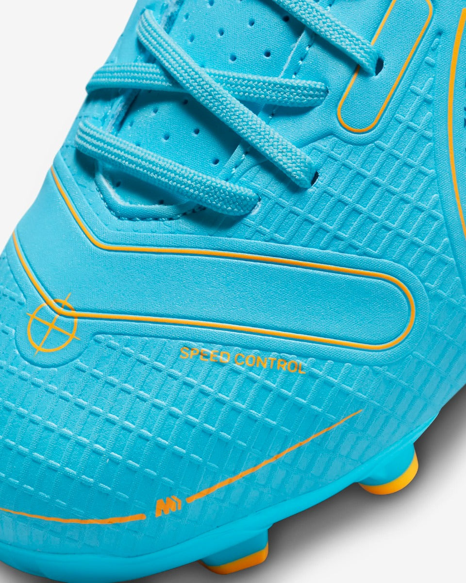 Nike JR Mercurial Vapor 14 Academy FG-MG - Chlorine Blue-Laser Orange (Detail 2)