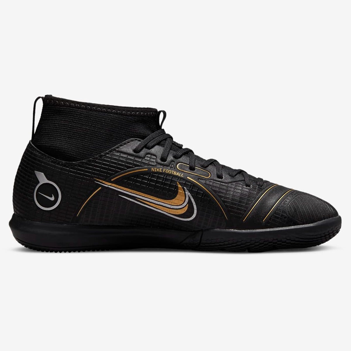 Nike JR Superfly 8 Academy Indoor - Black-Silver-Gold (Side 2)