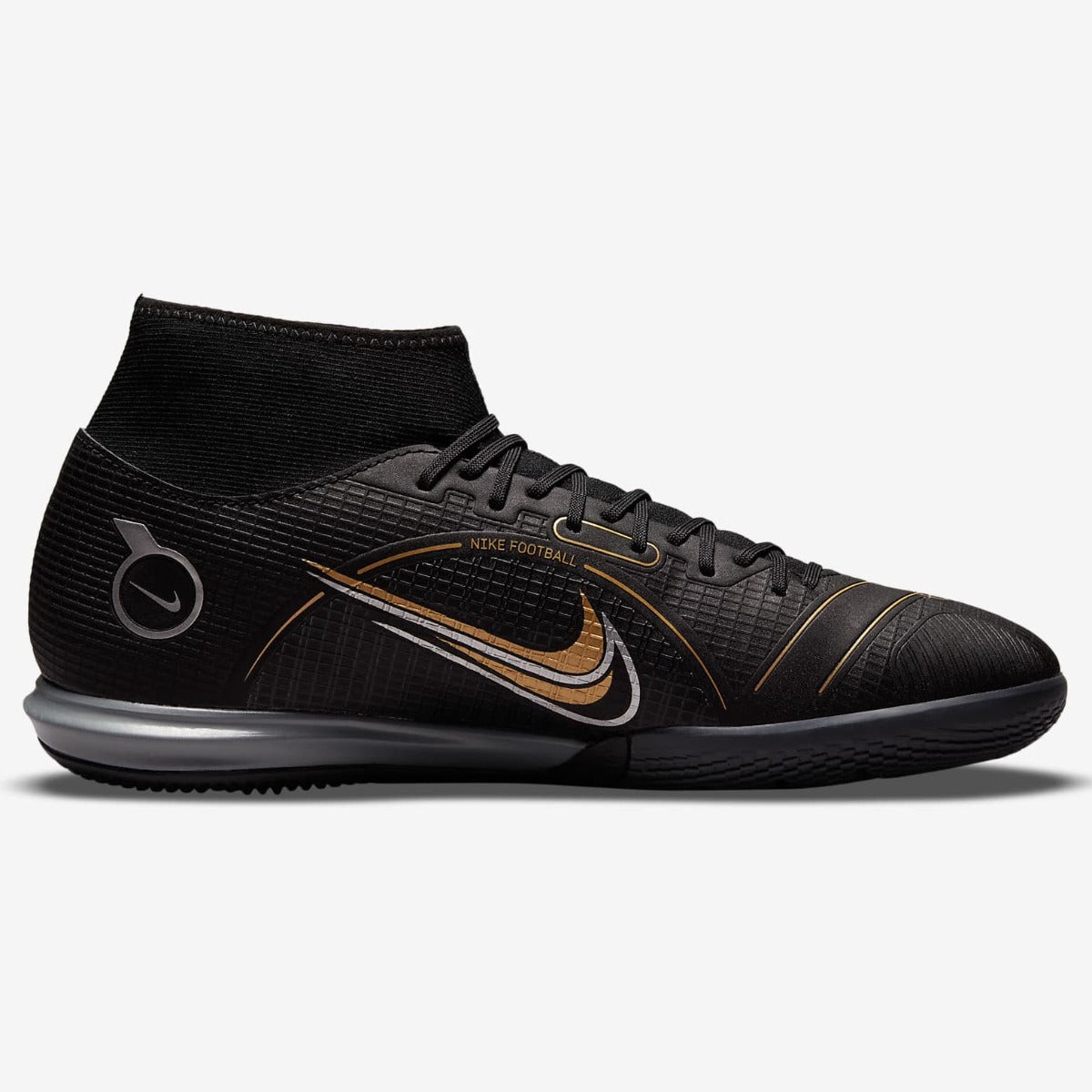 Nike Superfly 8 Academy IC  - Black-Gold (Side 2)