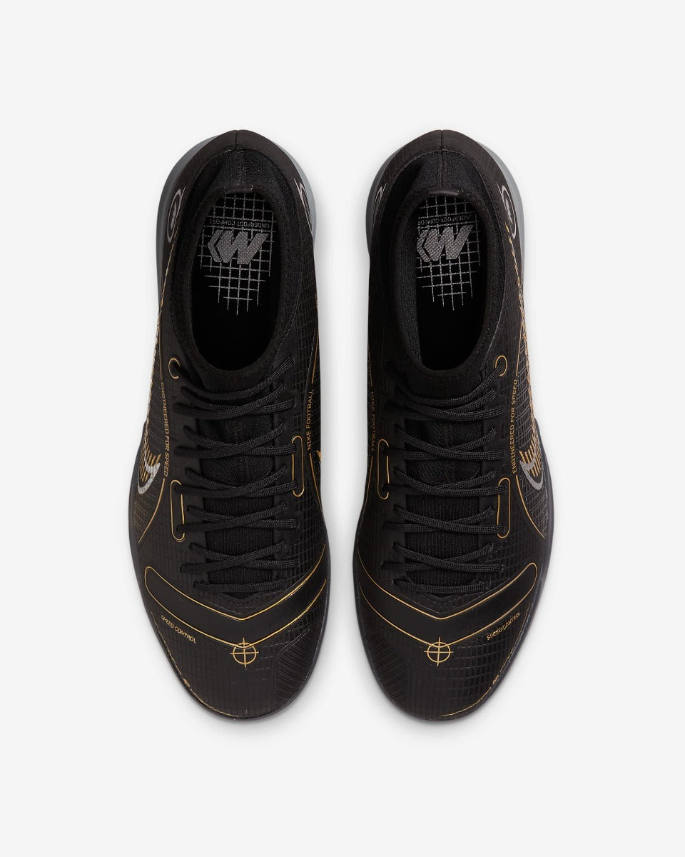 Nike Superfly 8 Academy IC  - Black-Gold (Pair - Top)