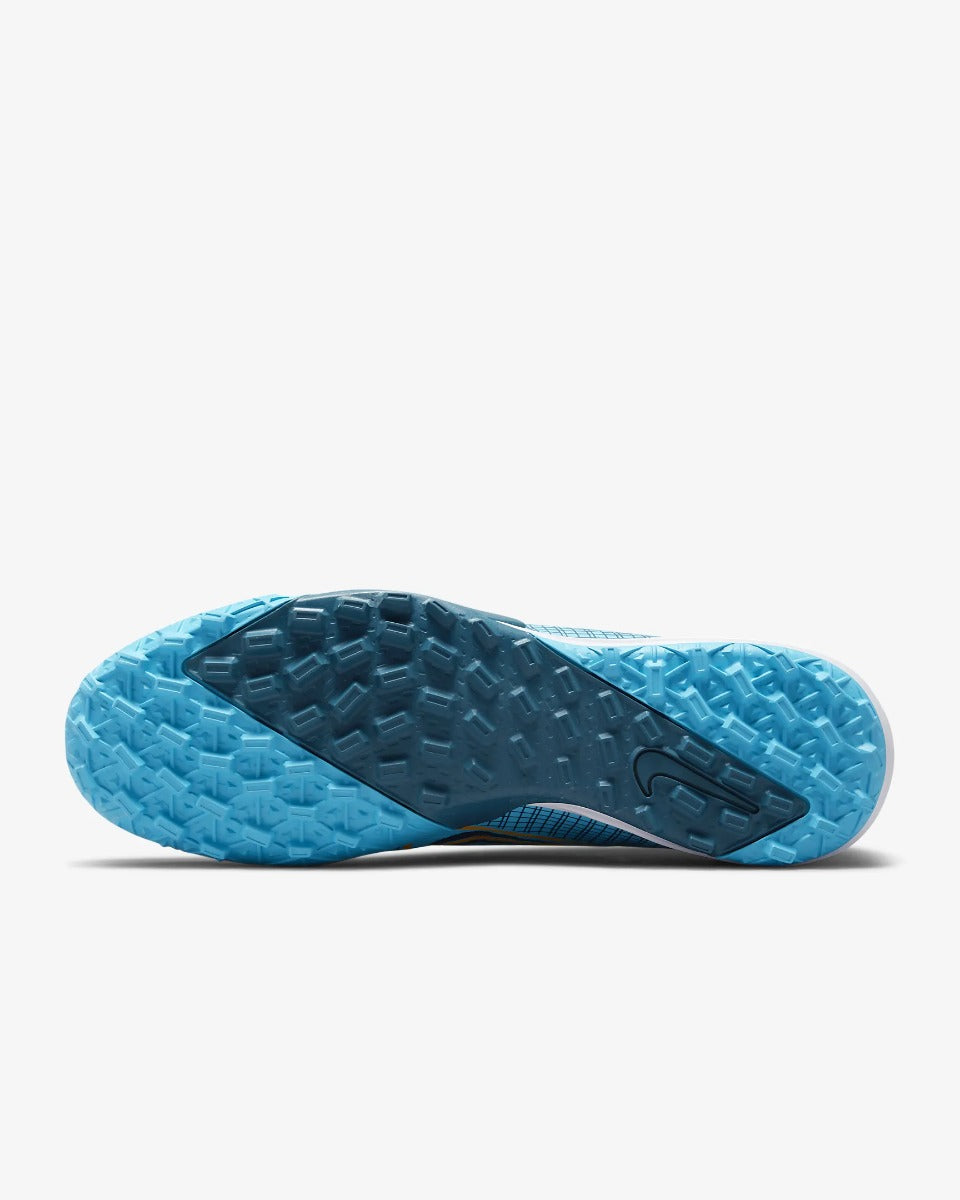 Nike Mercurial Superfly 8 Academy Turf - Chlorine Blue-Laser Orange (Bottom)