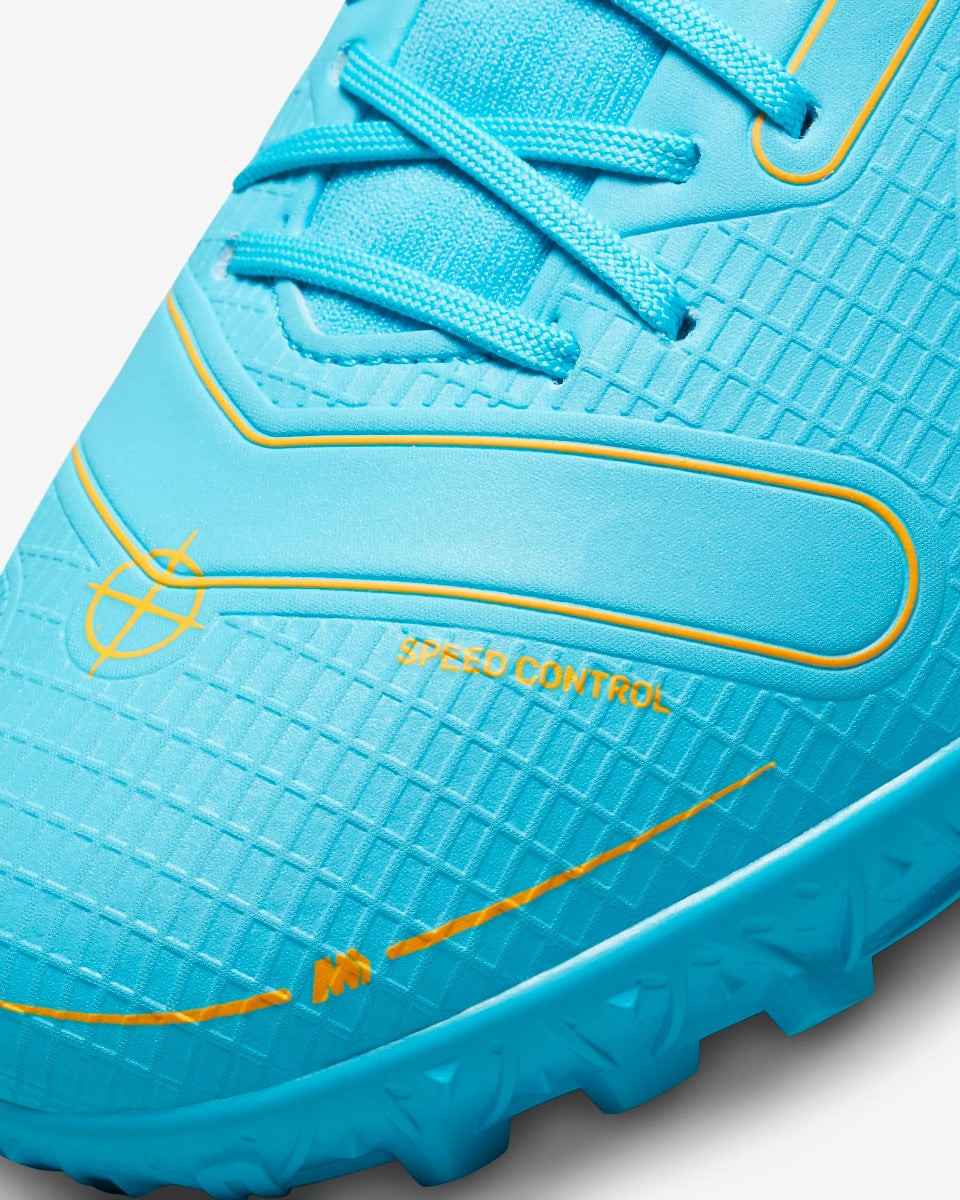 Nike Mercurial Superfly 8 Academy Turf - Chlorine Blue-Laser Orange (Detail 1)