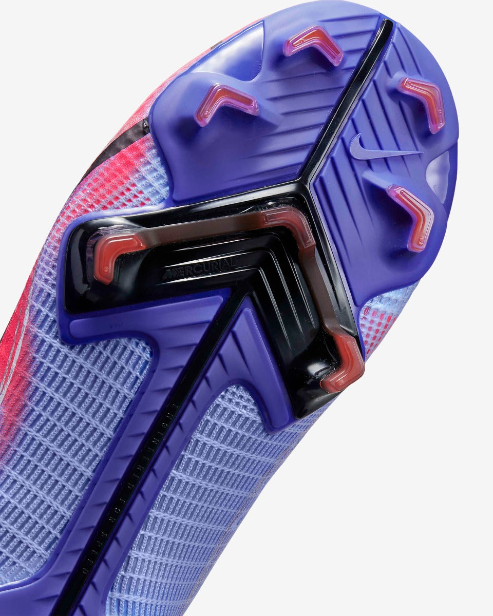 Nike JR Superfly 8 PRO KM FG - Light Thistle-Bright Crimson (Detail 1)