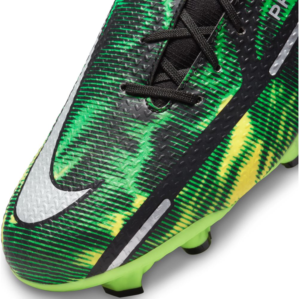 Nike Phantom GT2 Academy DF SW FG-MG - Black-Green Strike (Detail 2)