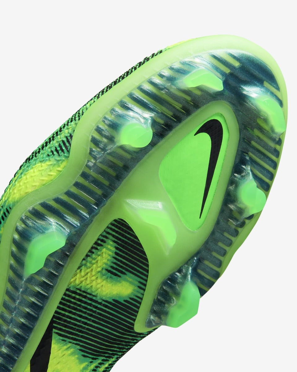 Nike Phantom GT2 Elite SW FG - Black-Green Strike (Detail 1)