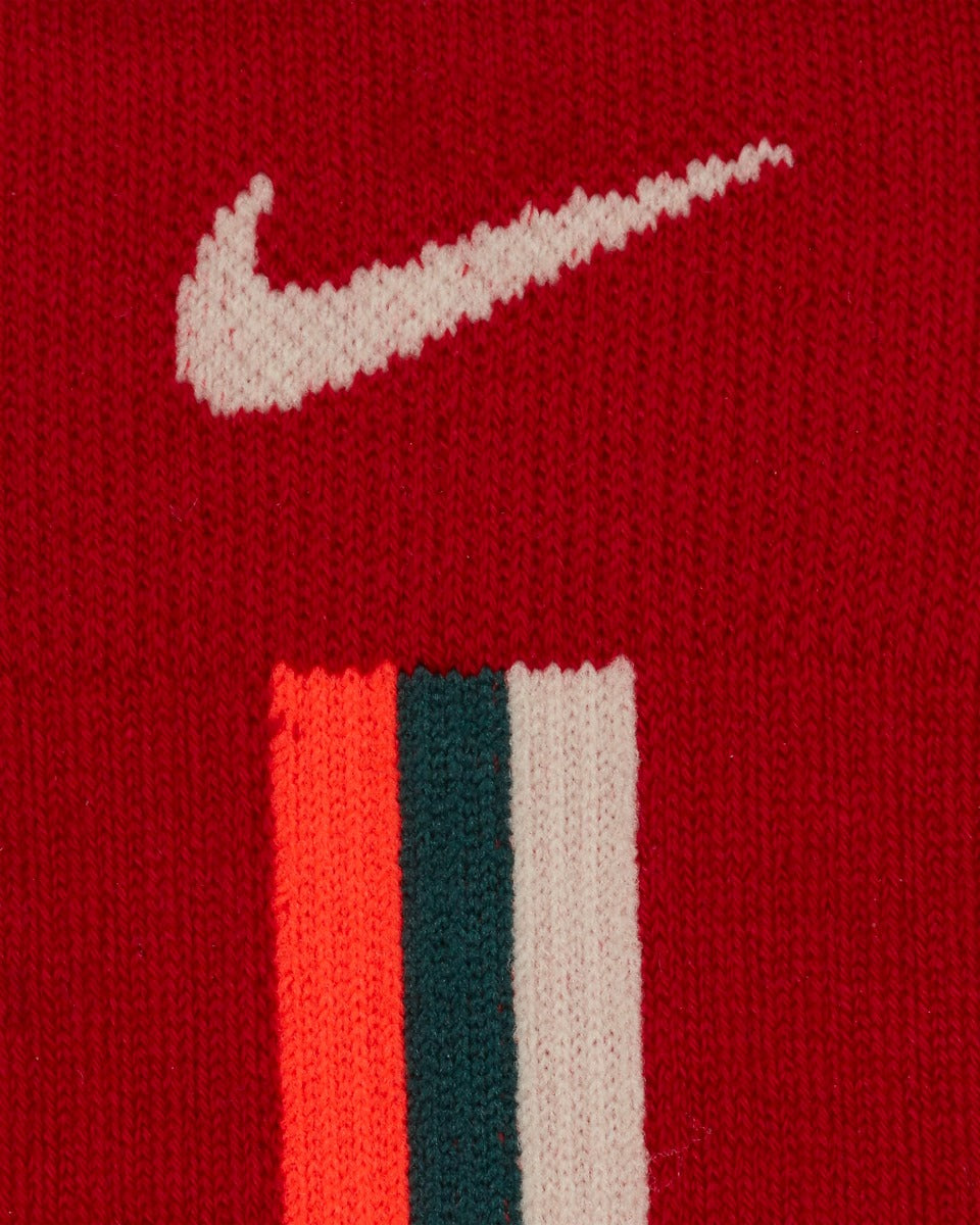 Nike 2022 Liverpool SNKR Crew Sox - Gym Red-Fossil (Detail 1)
