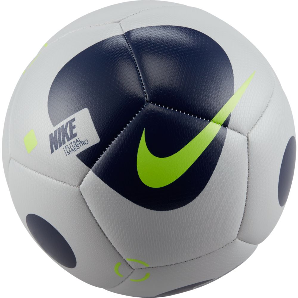 Nike Maestro Futsal Ball - Grey-Blue-Volt (Front)