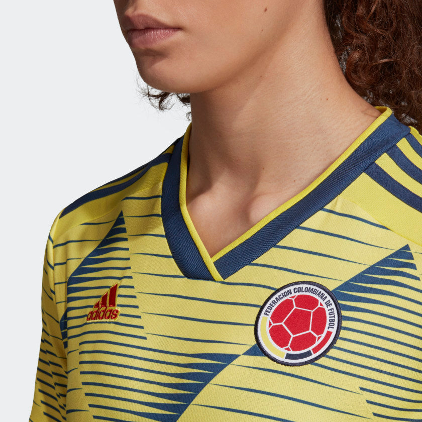 adidas Colombia 2019-20 Home WOMEN Jersey - Yellow