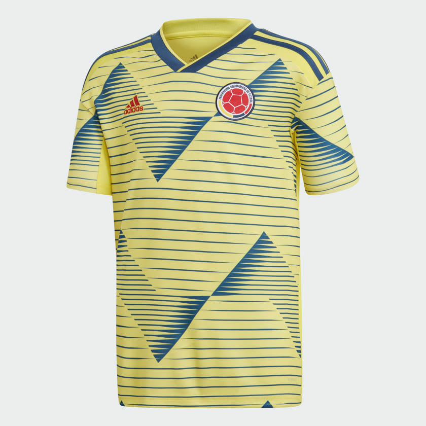 adidas Columbia 2019-20 Home YOUTH Jersey - Yellow