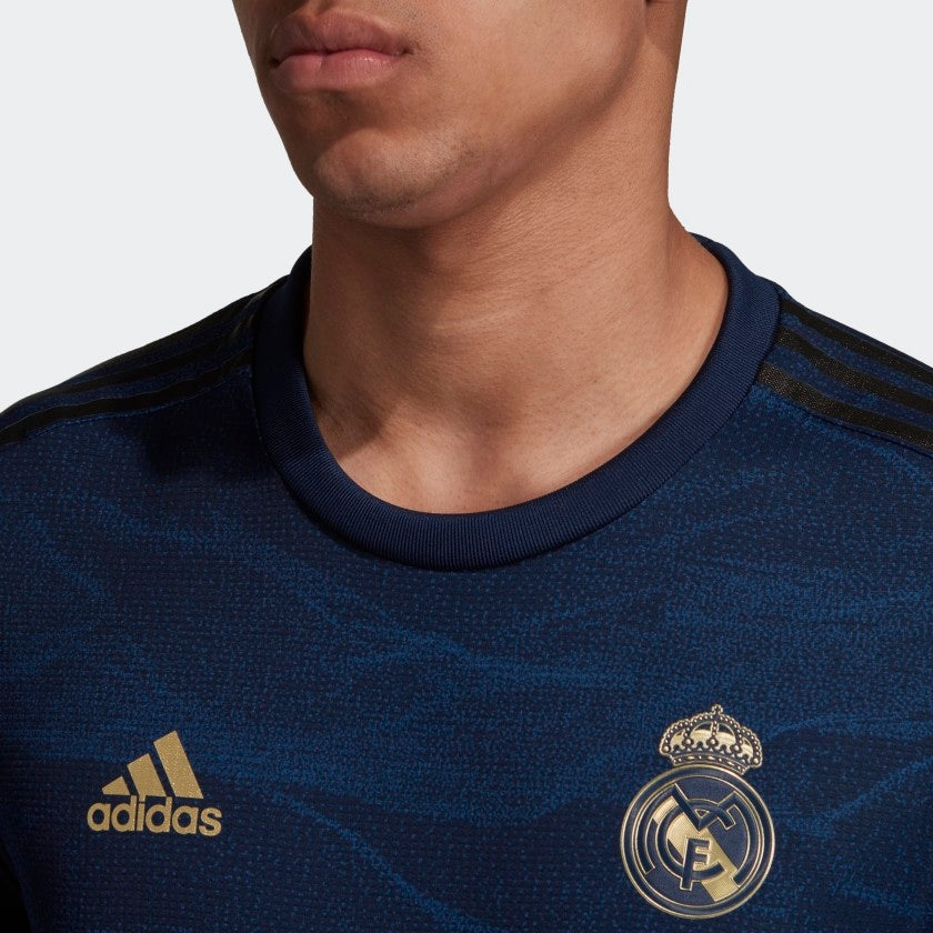 adidas 2019-20 Real Madrid Authentic Away Long-Sleeve Jersey - Indigo