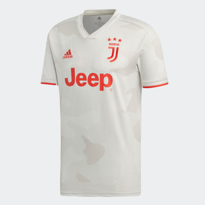 adidas 2019-20 Juventus Away Jersey - Grey-Red