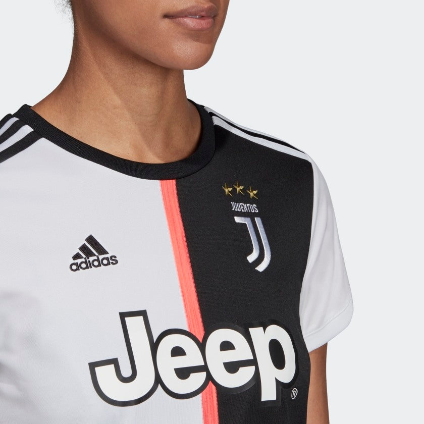 adidas 2019-20 Juventus Women's Home Jersey - White-Black