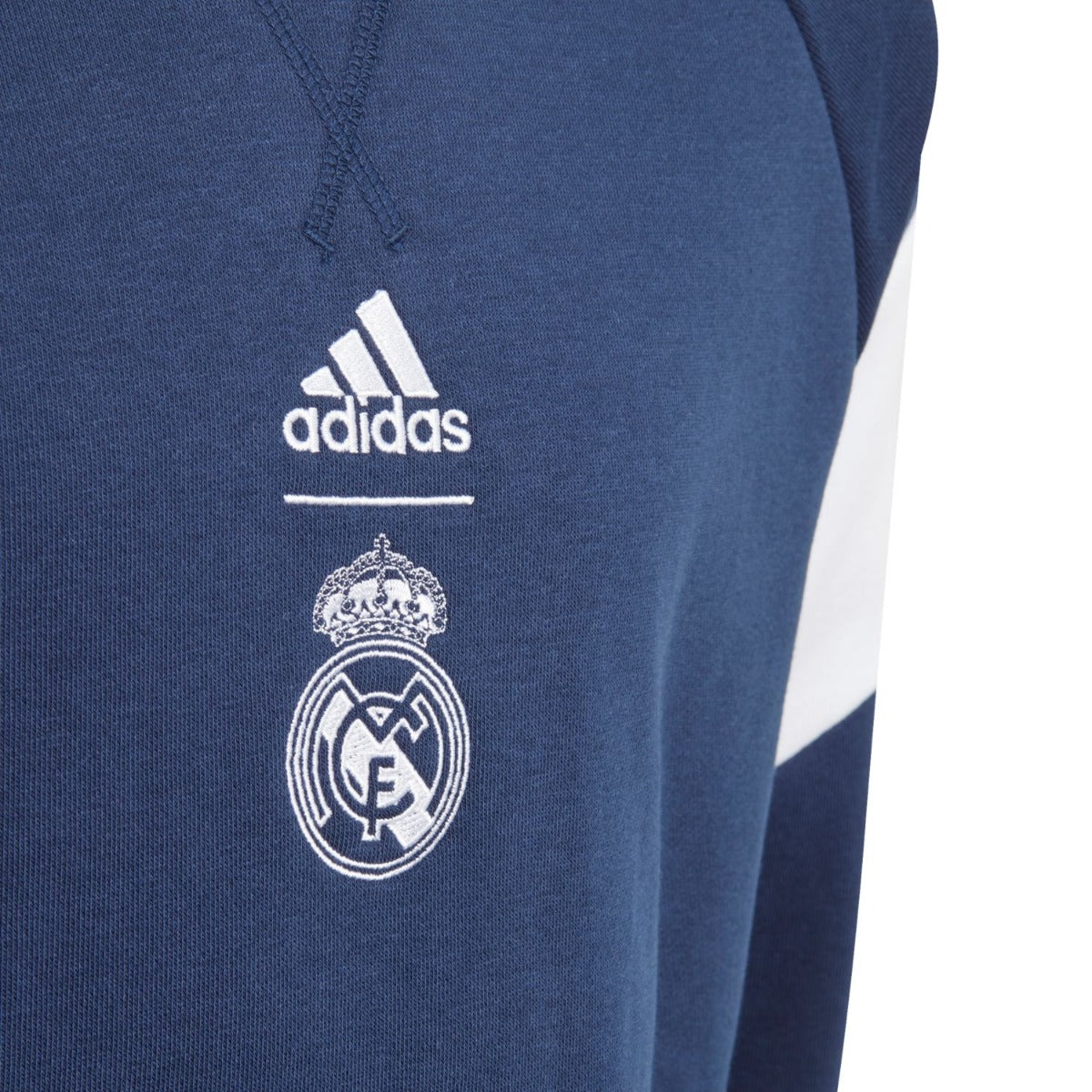 adidas 2019-20 Real Madrid YOUTH Crewneck Sweater - Navy