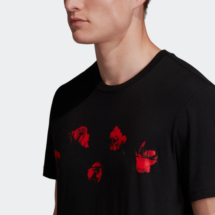adidas 2019-20 Manchester United Street Graphic Tee - Black-Red