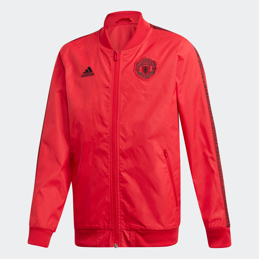 adidas 2019-20 Manchester United YOUTH Anthem Jacket - Red