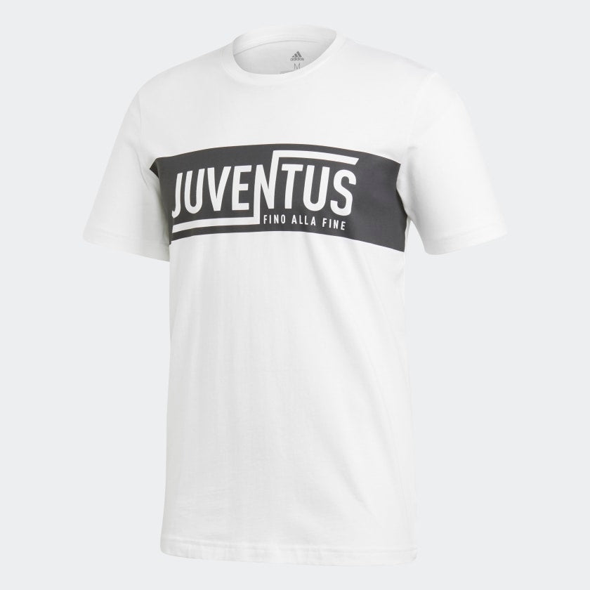 adidas 2019-20 Juventus Street Graphic Tee - White-Black