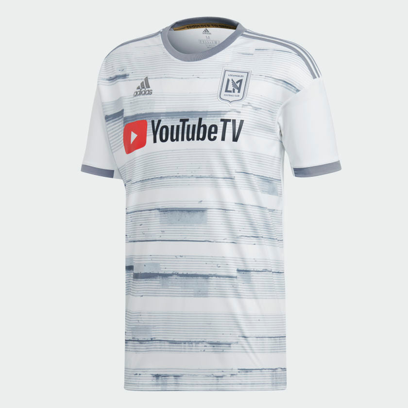 adidas LAFC Away Jersey White 2019 - Grey